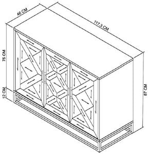 Narrow Sideboard