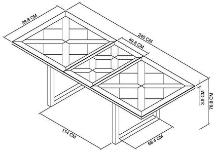 6-8 Dining Table