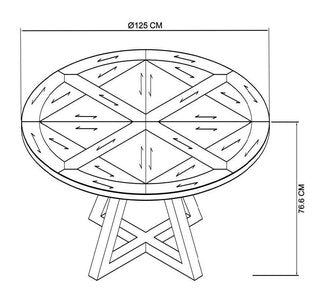 Circular Dining Table