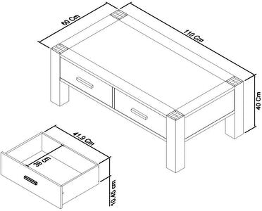 Coffee Table With Drawers