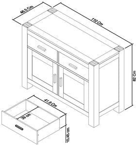 Narrow Sideboard