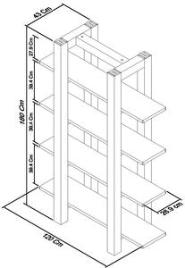 Open Shelf Unit