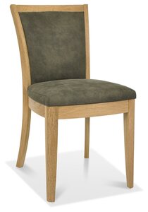 2801-09U-MOC Upholstered Chair - Mocha Fabric (Pair)