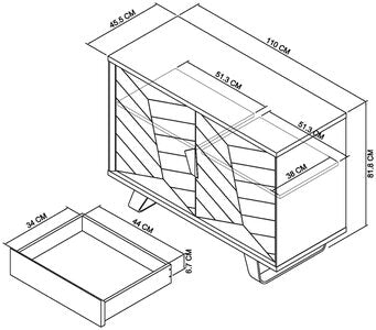 Narrow Sideboard