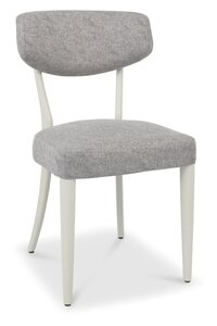 Upholstered Back Dining Chair - Lotus Fabric (Pair)