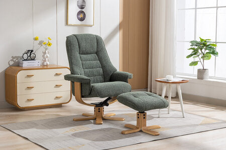Swivel Recliner - Fabric