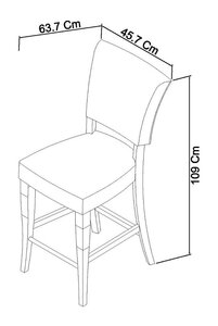Bar Stool - Rustic Tan Faux Leather (Pair)