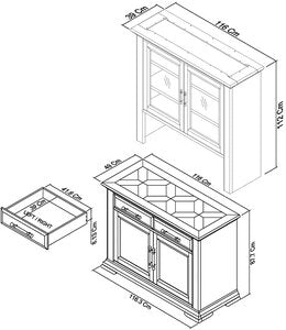 Glazed Dresser