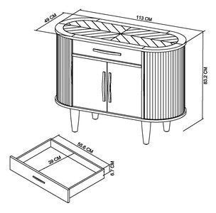 Narrow Sideboard