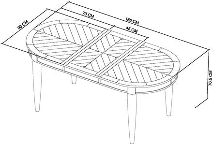 4-6 Dining Table