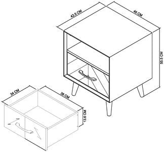 1 Drawer Nightstand