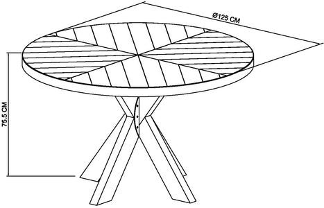 Circular Dining Table