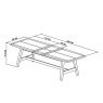 6-8 Extension Dining Table
