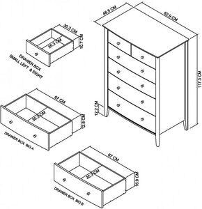 4+2 Drawer Chest