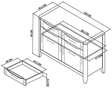 Narrow Sideboard