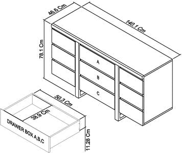 Narrow Sideboard