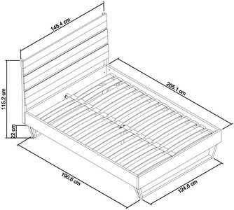 135Cm Low Foot End Bedstead