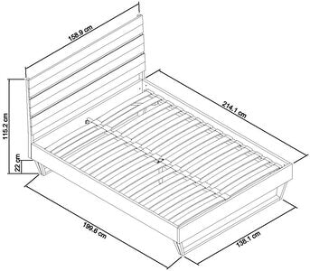 150Cm Low Foot End Bedstead