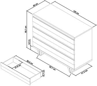 3 Drawer Chest