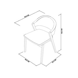Upholstered Chair - Mustard Velvet (Pair)