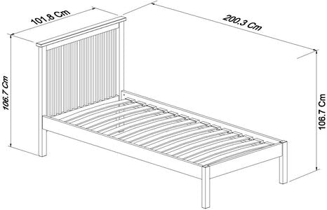 90Cm Low Footend Bedstead