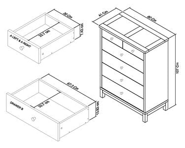 4+2 Drawer Chest