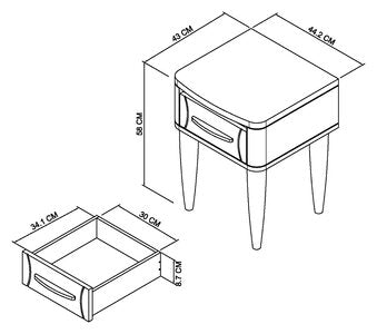 1 Drawer Nightstand