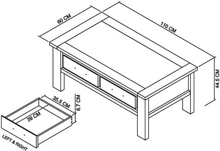 Coffee Table With Drawers
