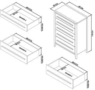 5 Drawer Chest