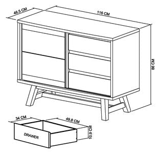 Narrow Sideboard