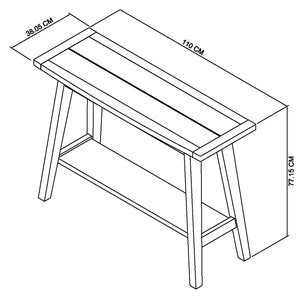 Console Table With Shelf