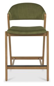 Upholstered Bar Stool - Cedar Velvet (Pair)