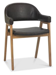 6049-09U-OWV Upholstered Chair - Old West Vintage Bonded Leather