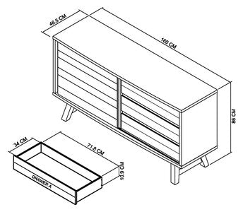 Wide Sideboard