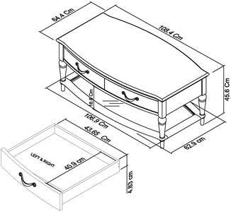 Coffee Table With Drawers