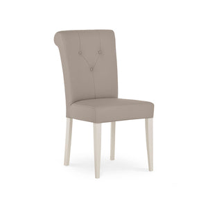 6290-09UB-GR Upholstered Bonded Leather Chair (Pair)