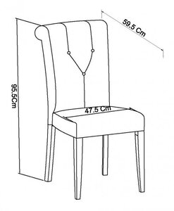Upholstered Bonded Leather Chair