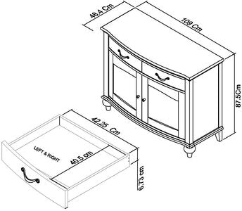 Narrow Sideboard