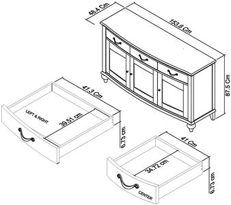 Wide Sideboard