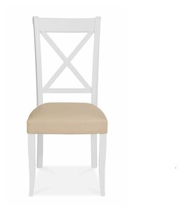 8005-09XB-IV X Back Chair - Ivory Bonded Leather (Pair)