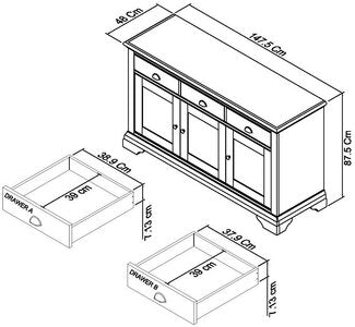 Wide Sideboard