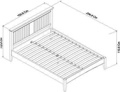 135Cm Bedstead