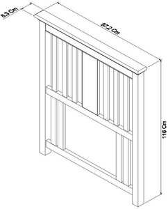 90Cm Headboard