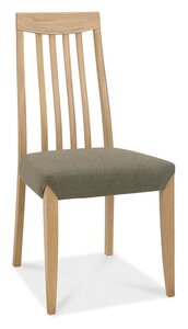 8101-09S-BG Slat Back Chair - Black Gold Fabric (Pair)