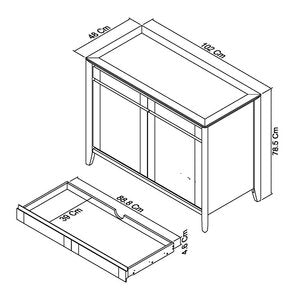 Narrow Sideboard