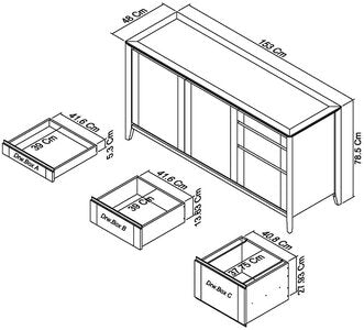 Wide Sideboard