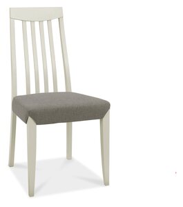 8102-09S-TT Slat Back Chair - Titanium Fabric (Pair)