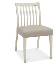 8102-09SLB-GR Low Slat Back Chair - Bonded Leather (Pair)