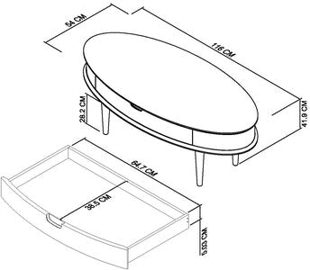 Coffee Table With Drawer