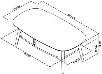 Coffee Table With Shelf